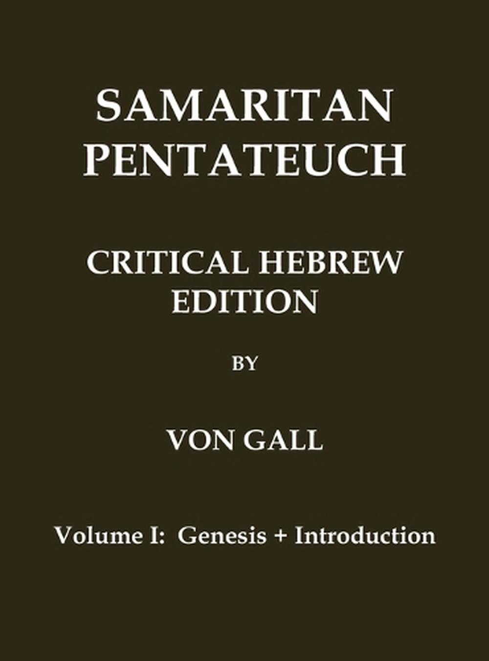 Samaritan Pentateuch, 9781923341067