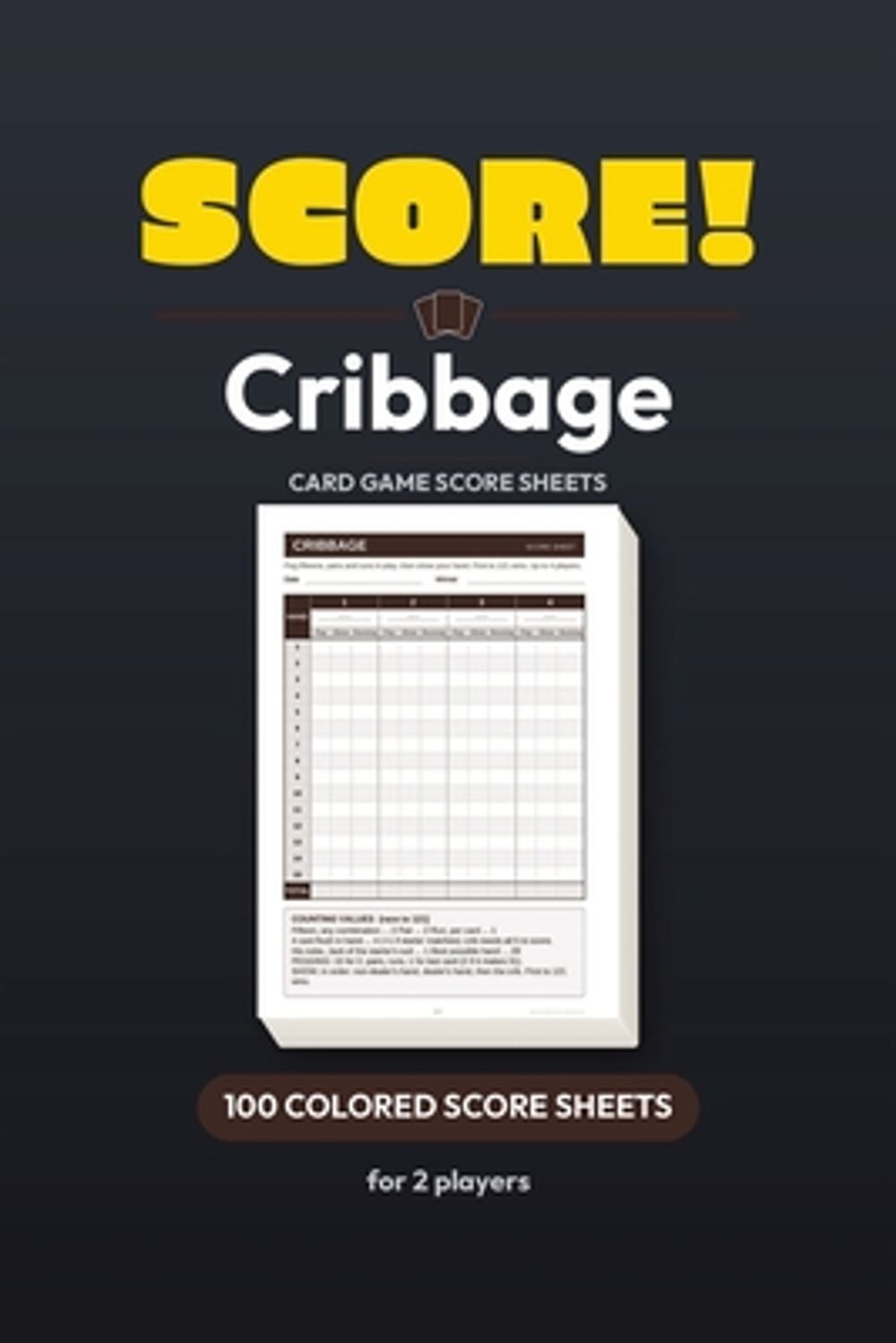 Score! Cribbage Score Sheets by Craig Lingard - ISBN: 9781923879027