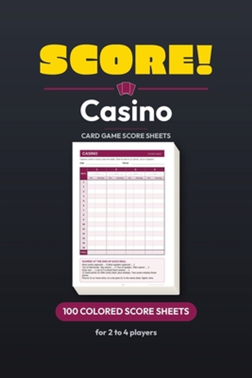 Score! Casino Score Sheets by Craig Lingard - ISBN: 9781923879041