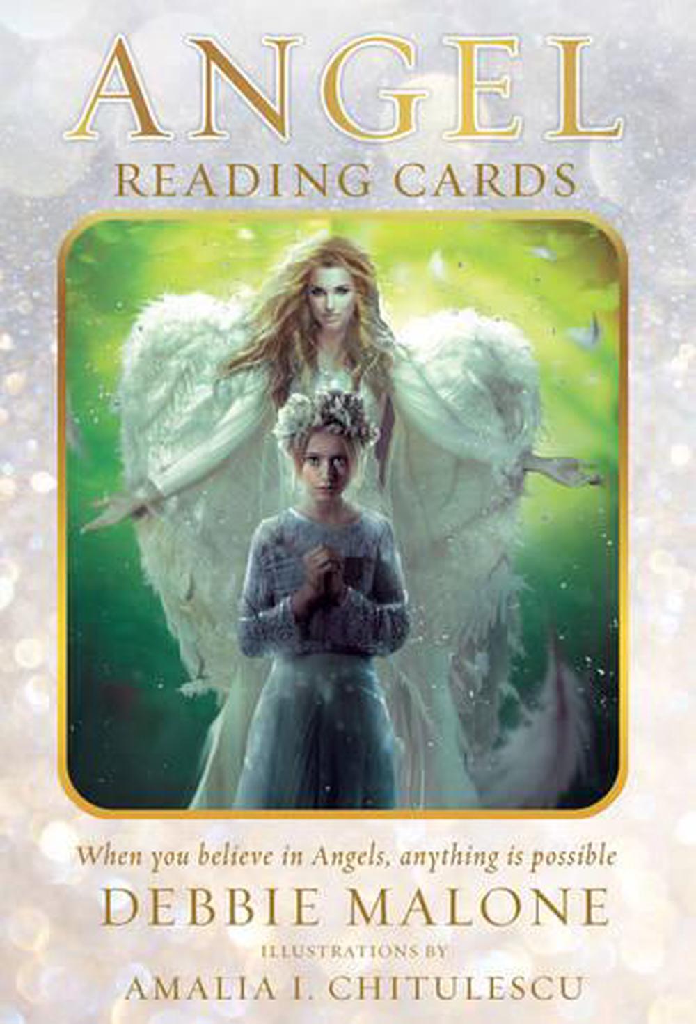 Angel Reading Cards by Debbie Malone, Hardcover