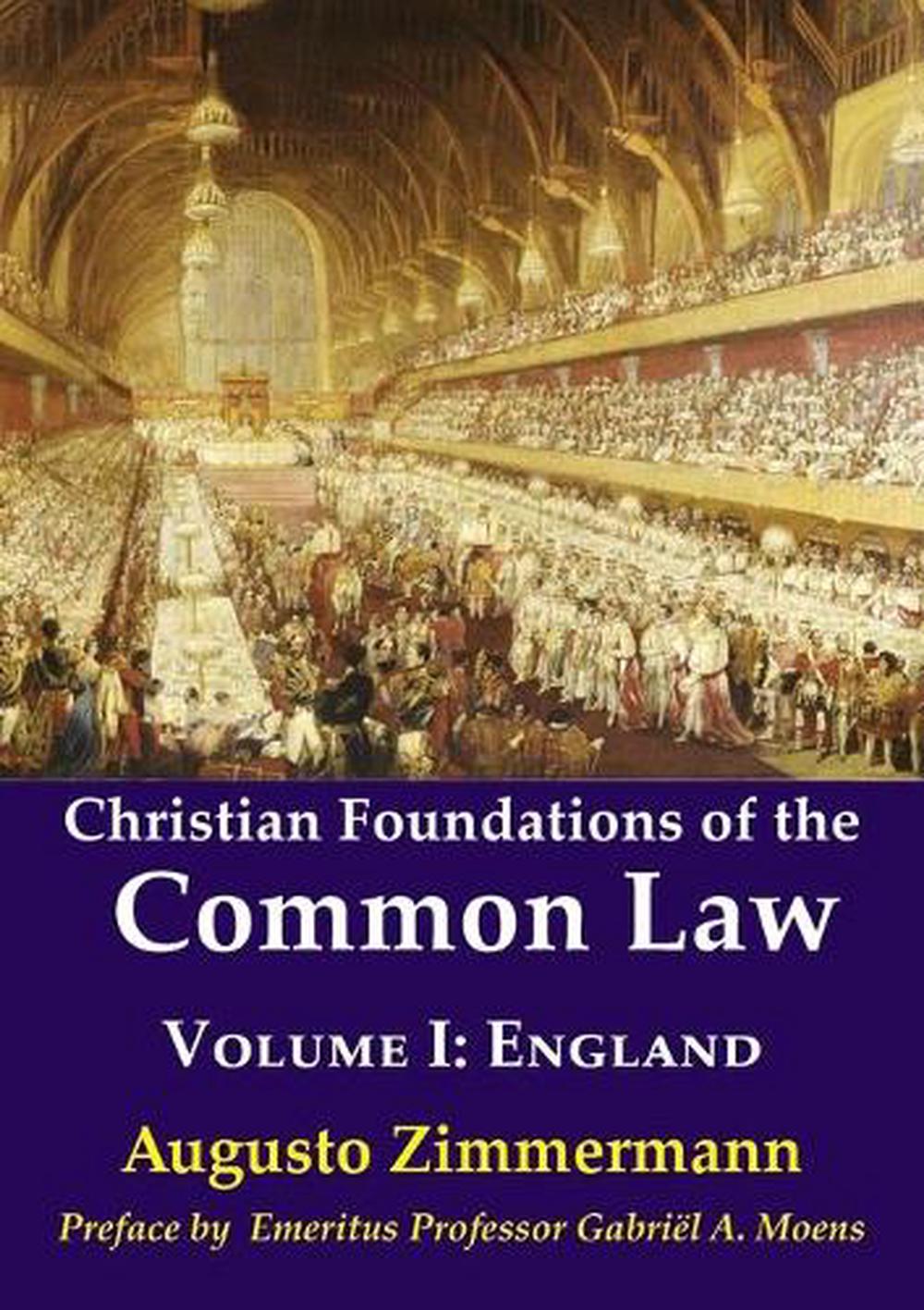 Christian Foundations of the Common Law, 9781925501889