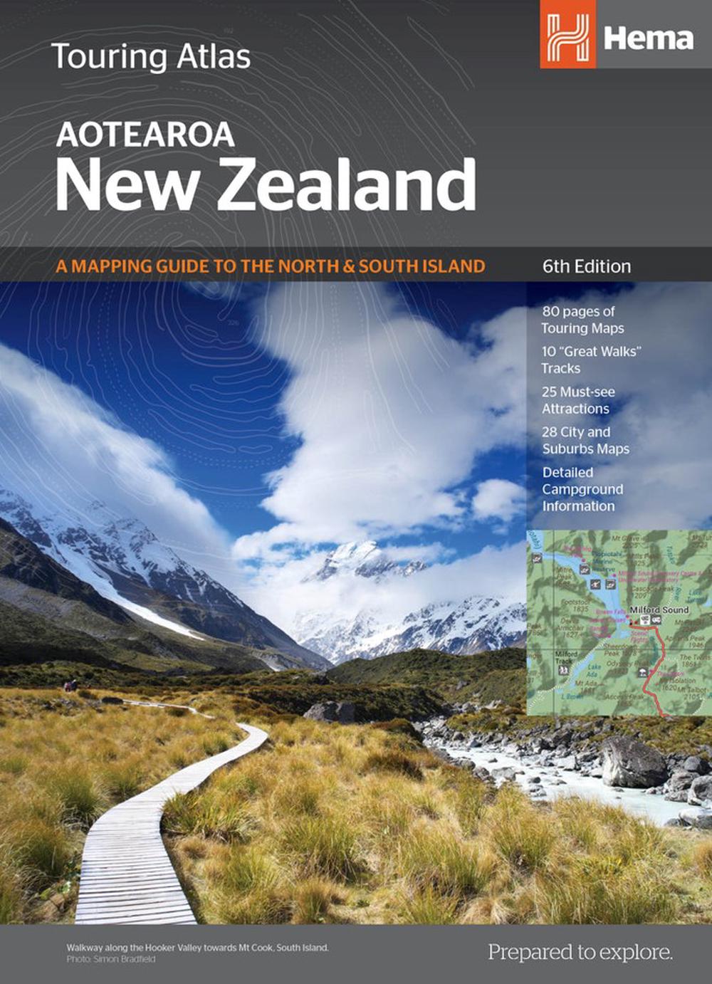 New Zealand Touring Atlas, 9781925625035