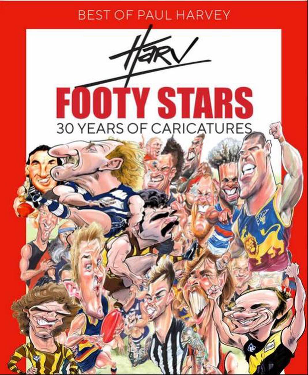 Best of Paul Harvey Footy Stars, 9781925642858