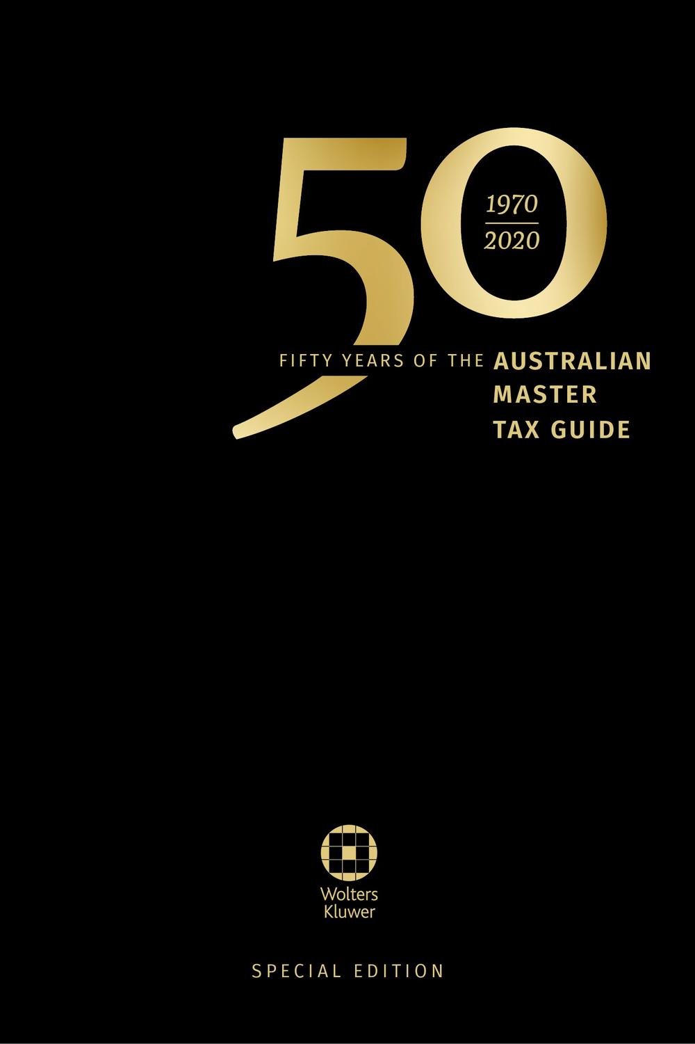 Australian Master Tax Guide 2020 - 66th Edition By CCH Editors ...