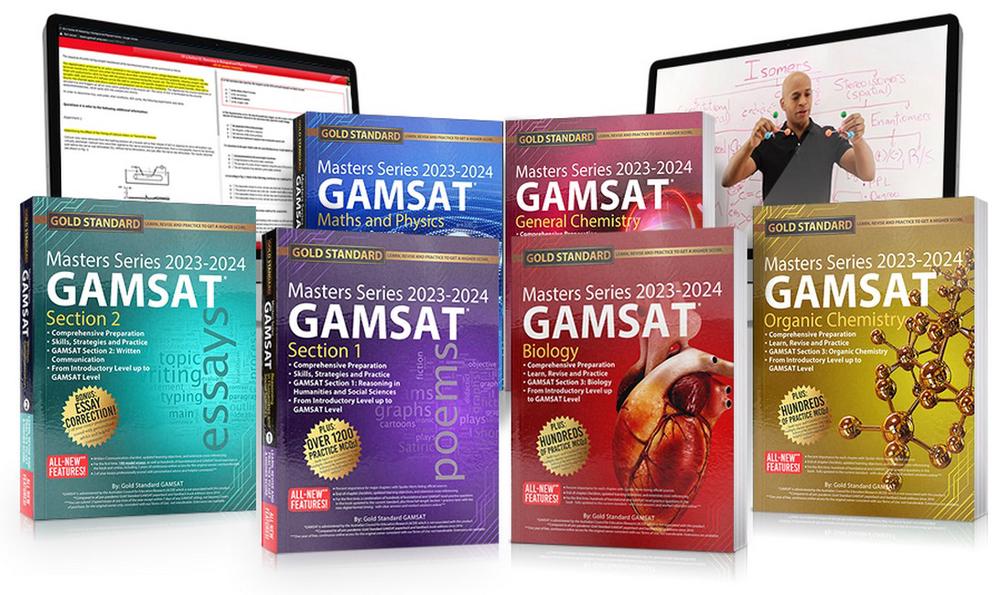 20232024 New Masters Series GAMSAT Textbook All 6 Books by The Gold