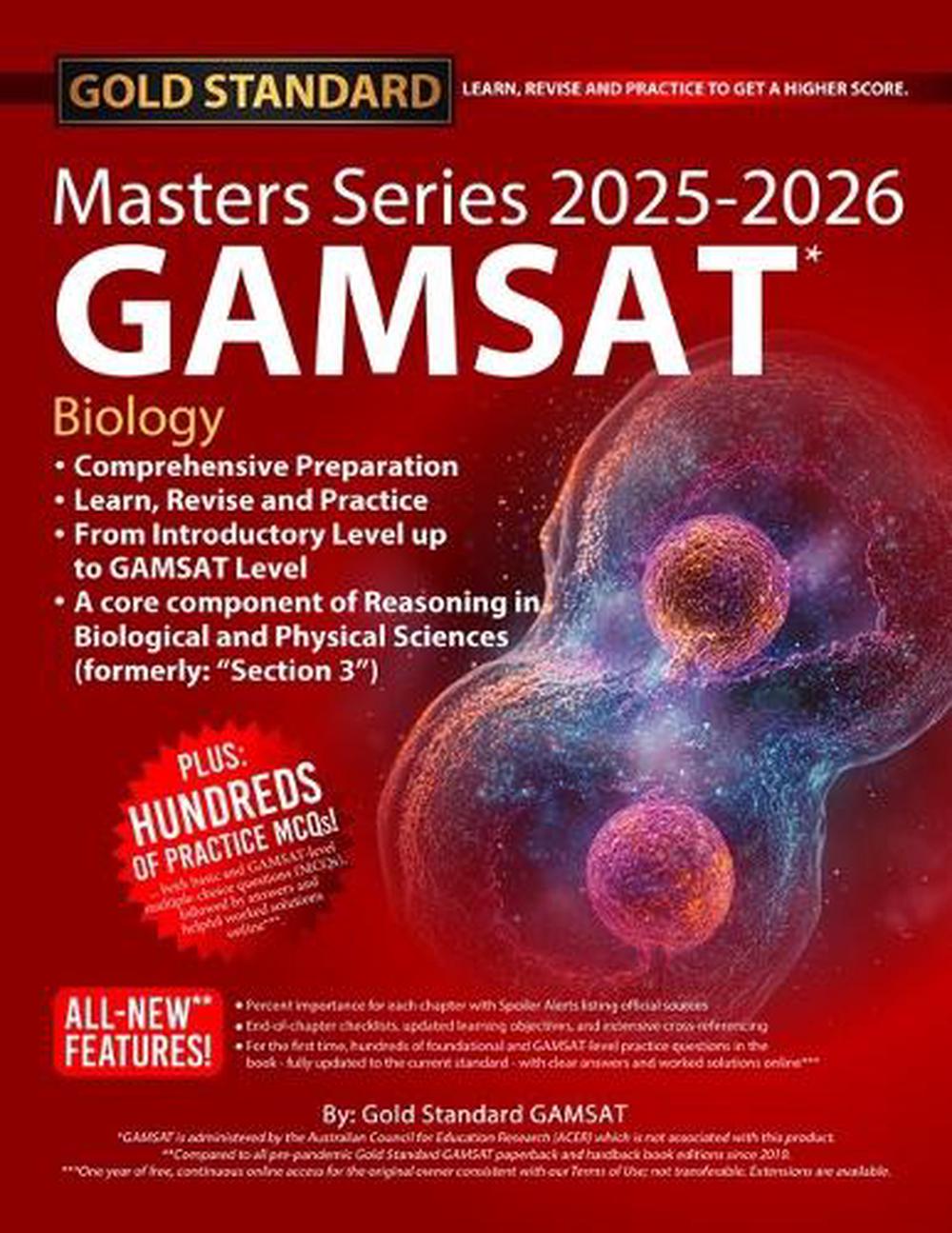 2025-2026 Masters Series GAMSAT Biology Preparation by Gold Standard GAMSAT, 9781927338841