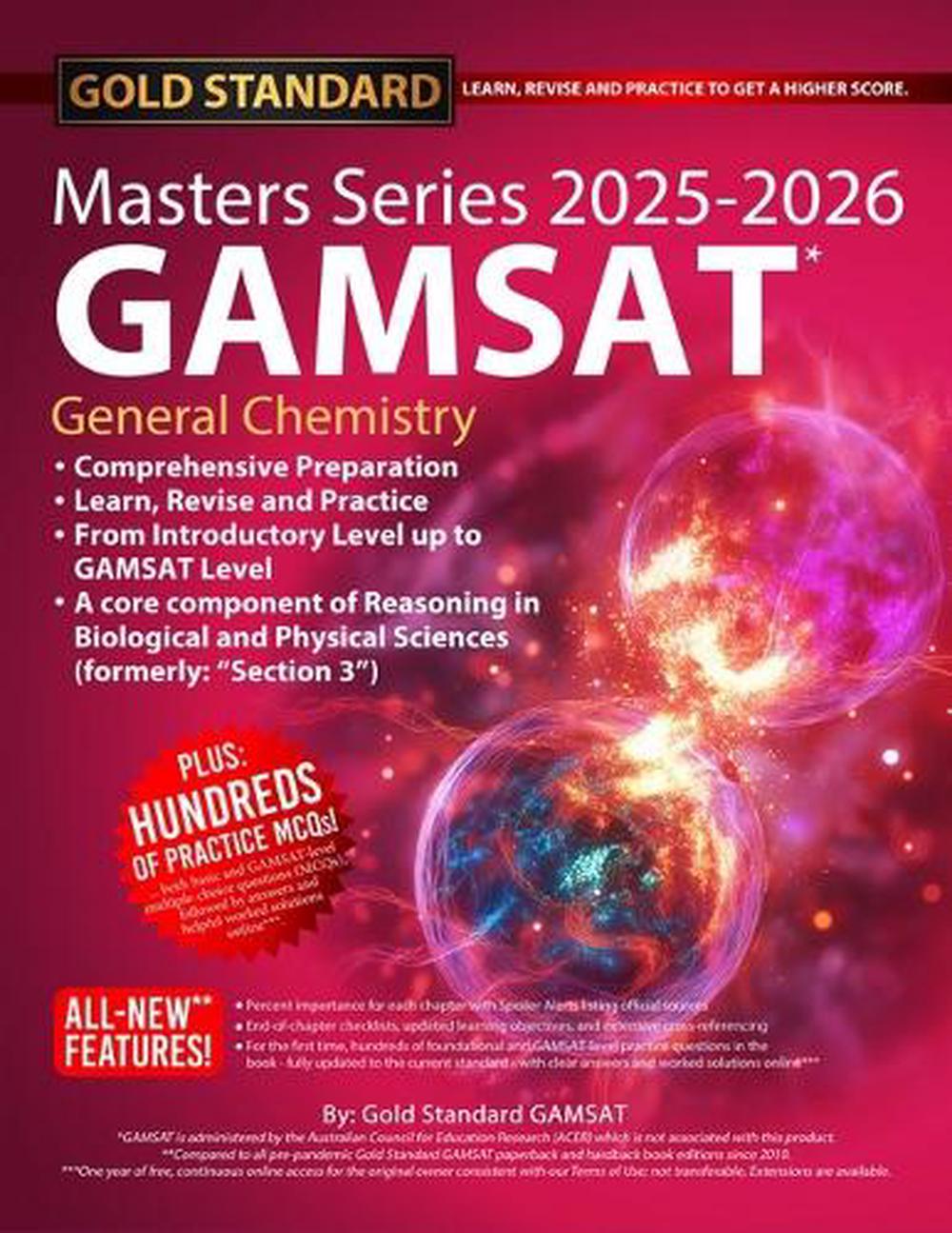 2025-2026 Masters Series GAMSAT General Chemistry Preparation by Gold Standard GAMSAT, 9781927338858