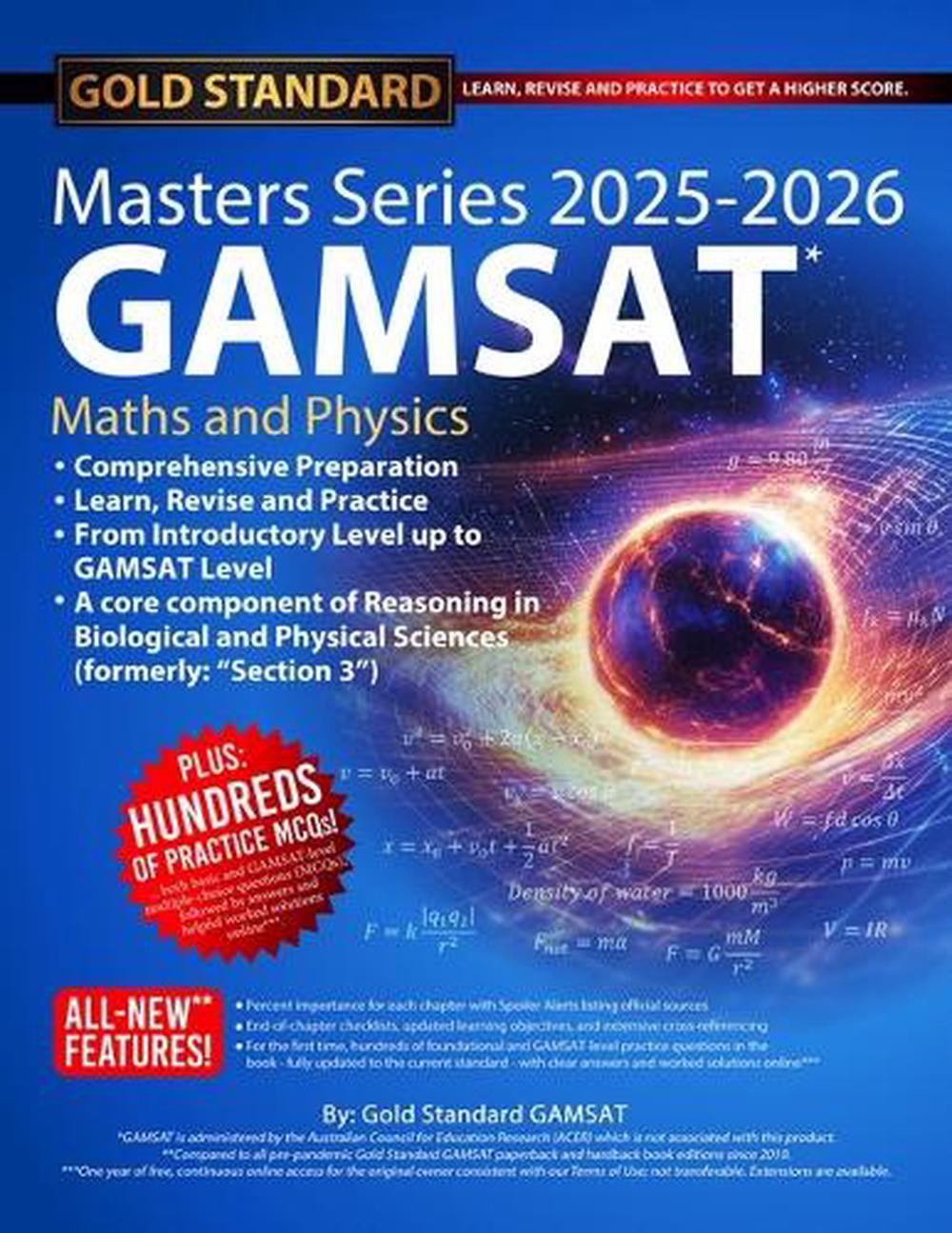2025-2026 Masters Series GAMSAT Maths and Physics Preparation by Gold Standard GAMSAT, 9781927338872