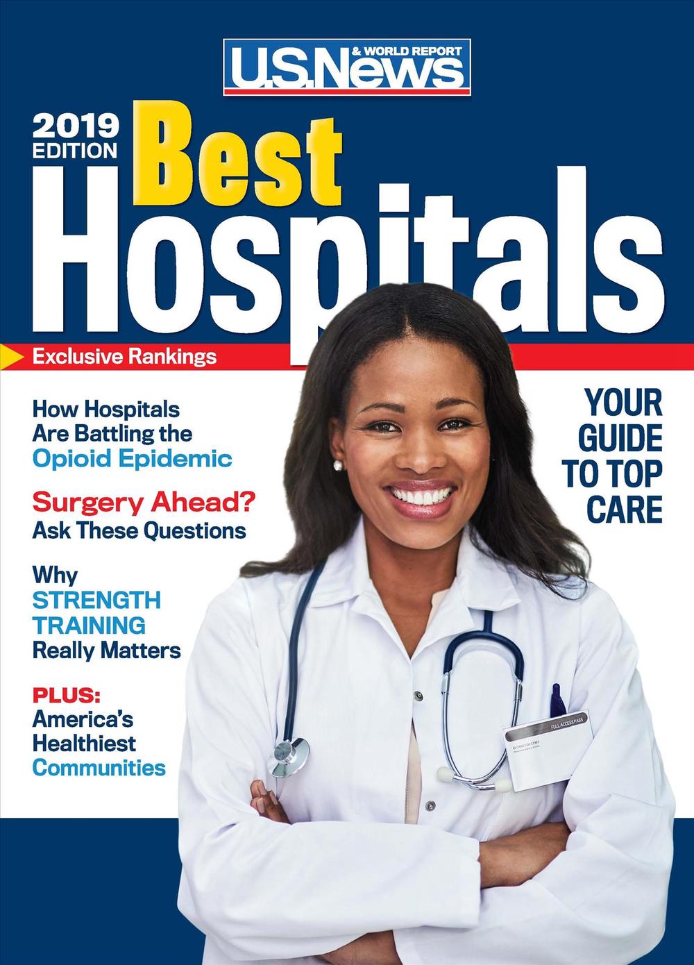 Best Hospitals 2019 by U.S. News and World Report, Paperback