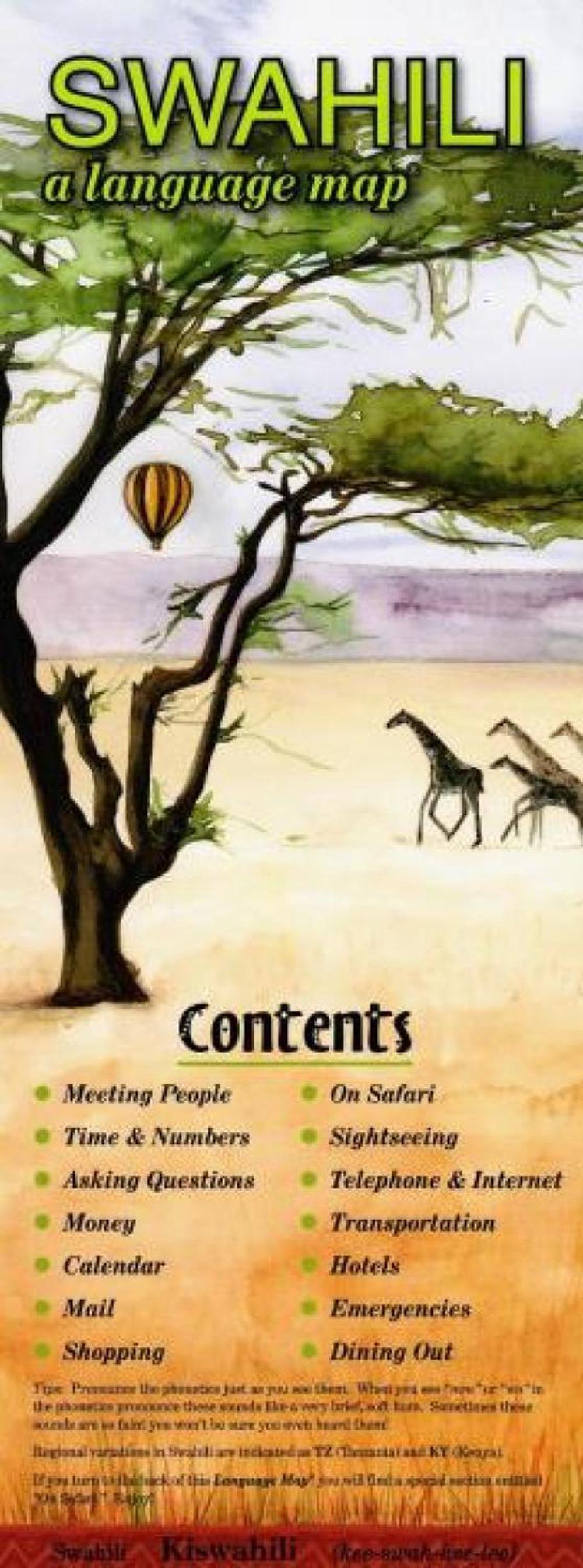 SWAHILI a Language Map by Kristine K. Kershul - ISBN: 9781931873970