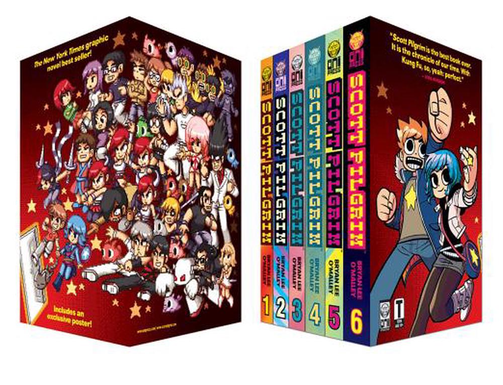 Scott Pilgrim 6 Volume Boxed Set [With Poster] by Bryan Lee O'Malley