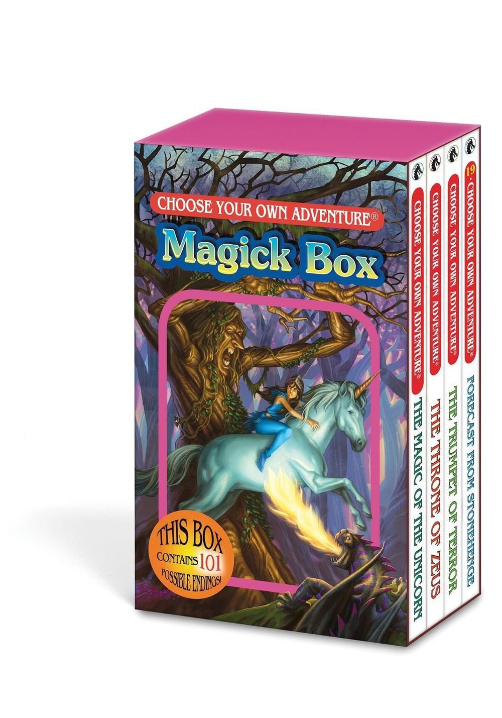 Choose Your Own Adventure 4-Book Boxed Set Magick Box (The Magic of the Unicorn, The Throne of Zeus, The Trumpet of Terror, Forecast from Stonehenge) by Deborah Lerme Goodman - ISBN: 9781937133689