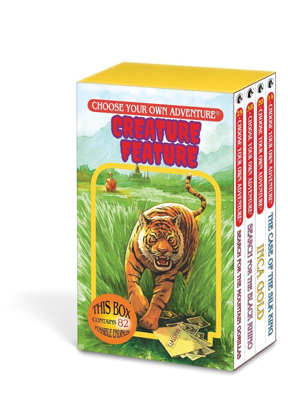 Choose Your Own Adventure 4-Book Boxed Set Creature Feature Box (The Case of the Silk King, Inca Gold, Search for Black Rhino, Search for Mountain Gorillas) by Shannon Gilligan - ISBN: 9781937133696
