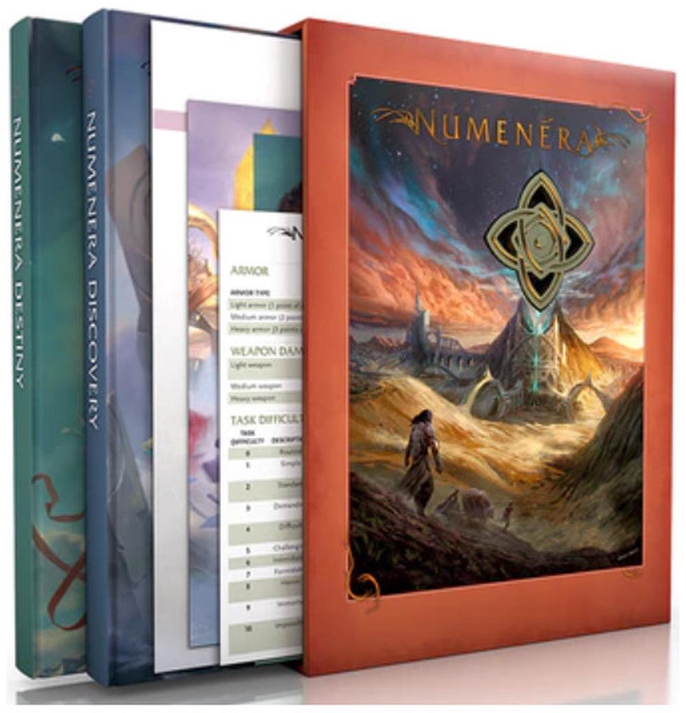 Numenera Discovery and Destiny + Collector Edition Slipcase high quality