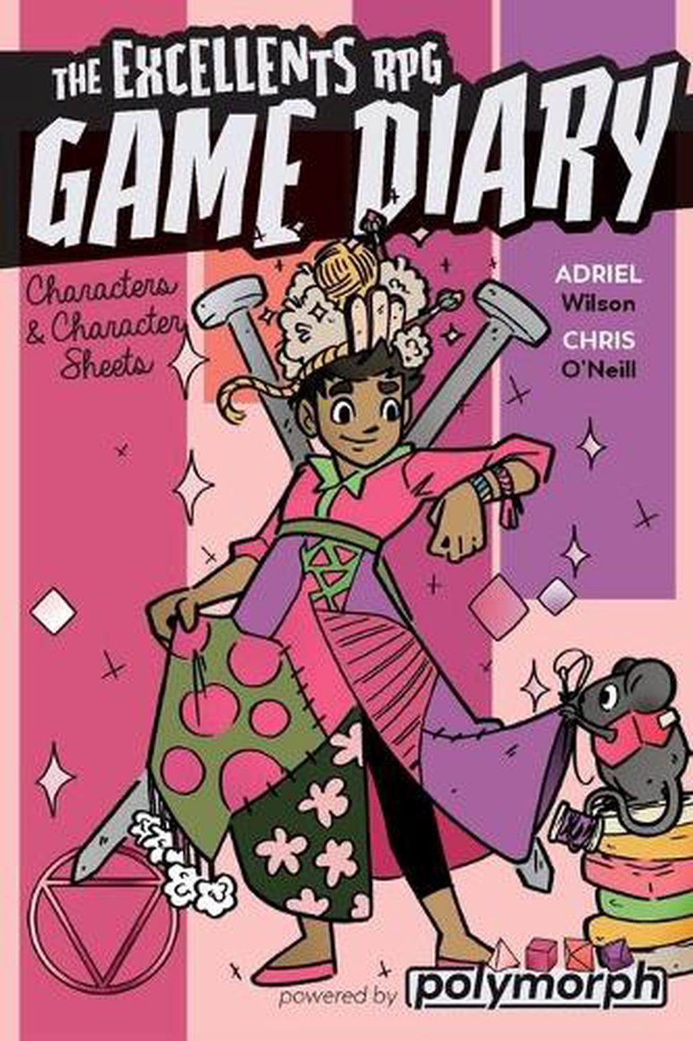 9th Level Games The Excellents RPG - Game Diary, 9781940621074