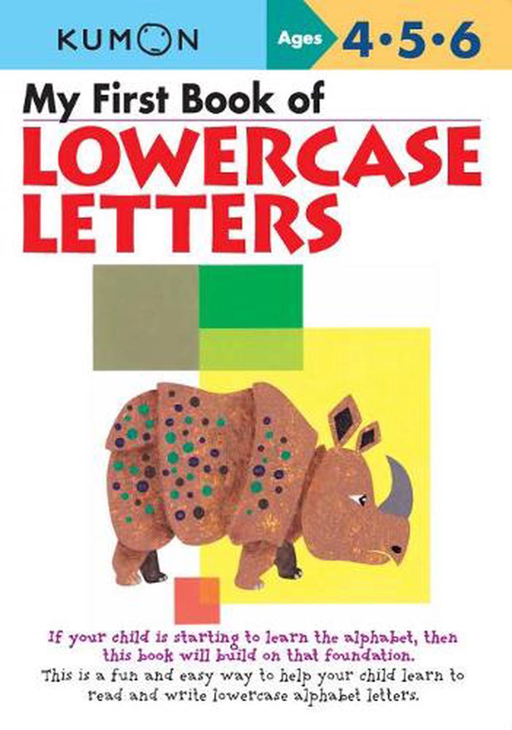 My First Book of Lowercase Letters, 9781941082126