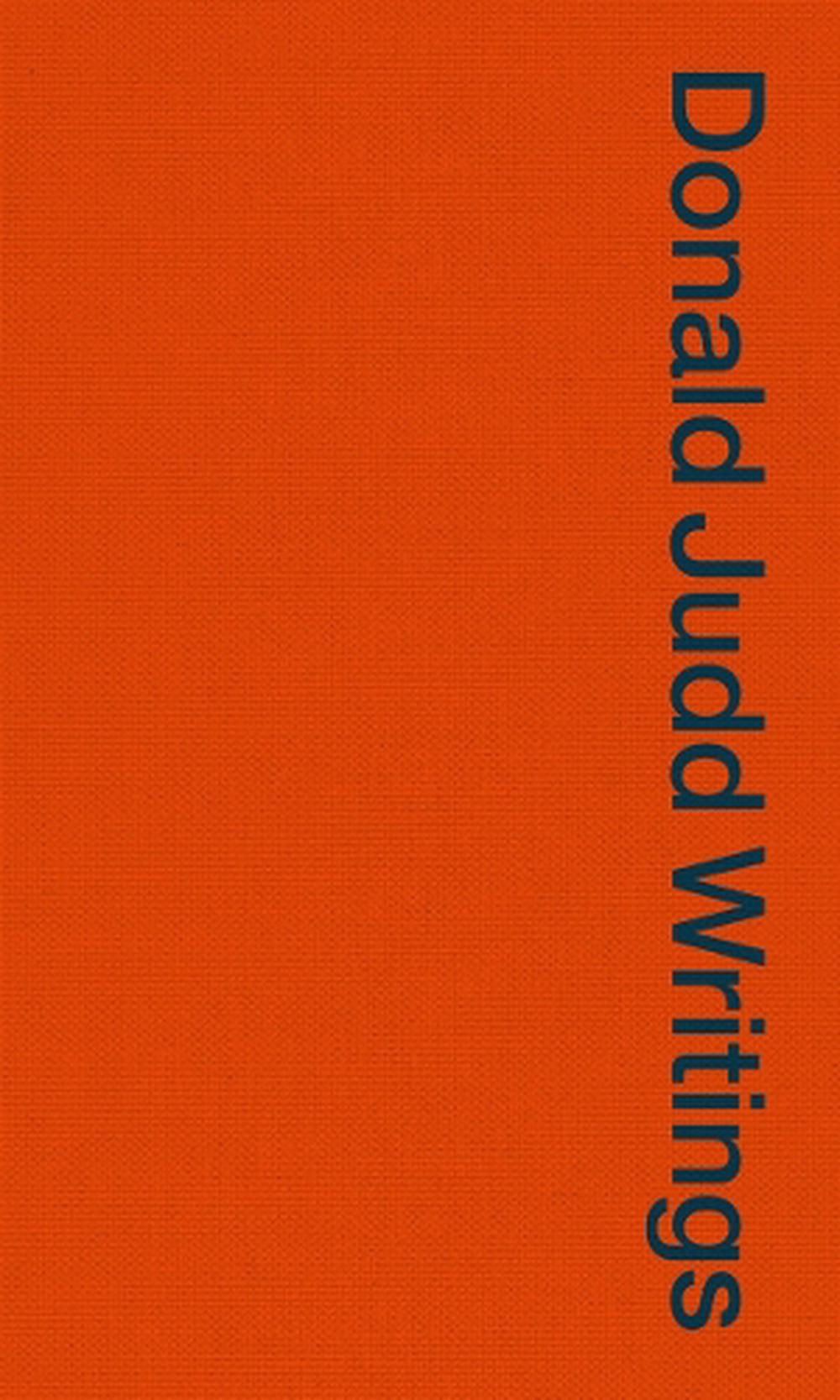Donald Judd Writings, 9781941701355