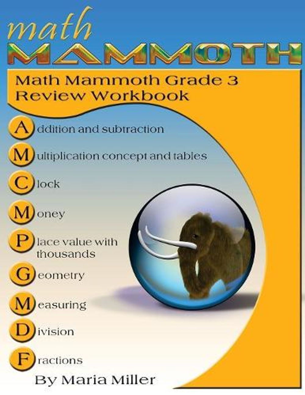 Math Mammoth Grade 3 Review Workbook by Maria Miller, Paperback ...