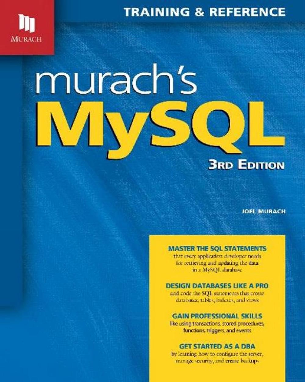 Murach's MySQL, 3rd Edition, 9781943872367