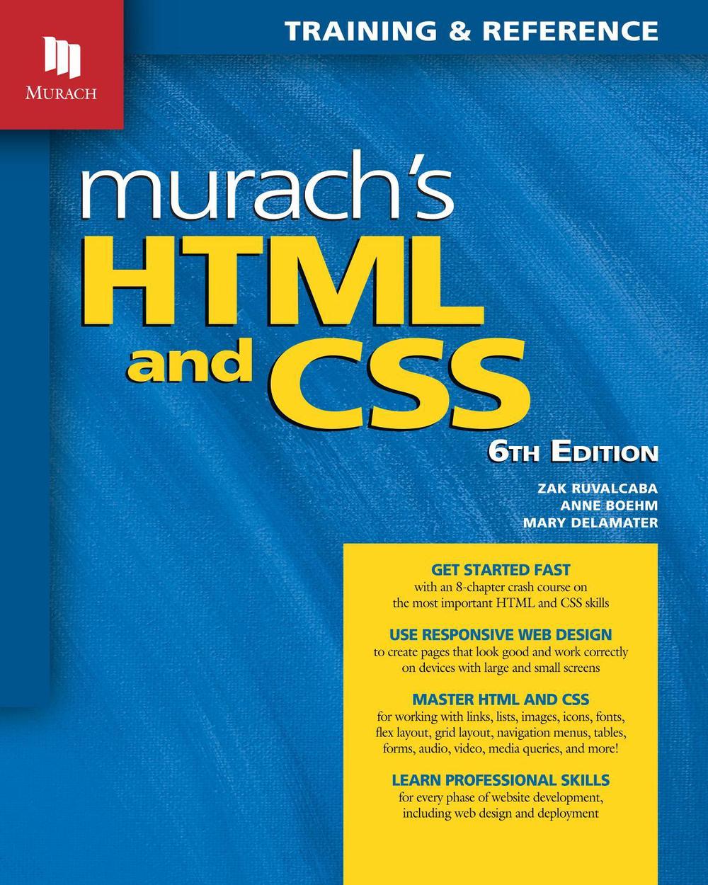 Murach's HTML and CSS, 9781943873210