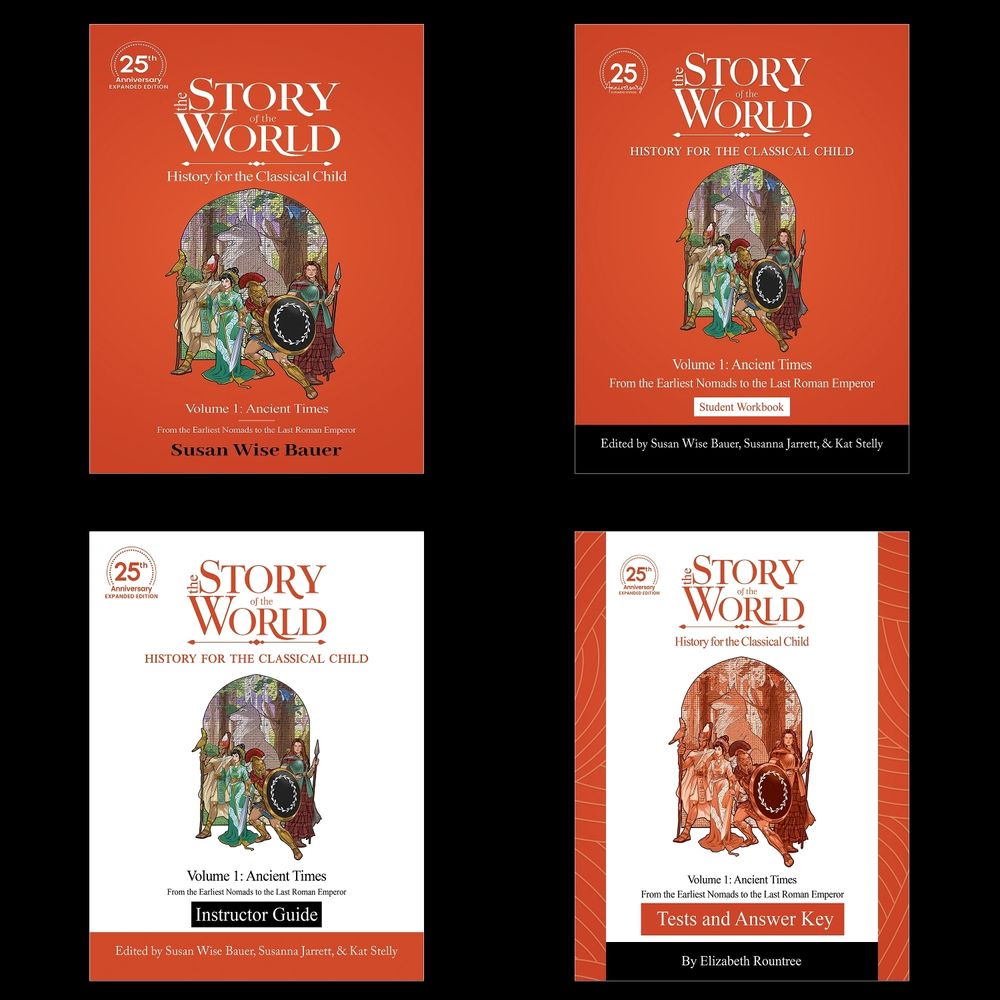 The Story of the World, Volume 1: Ancient Times Bundle, 25th Anniversary Expanded Edition by Susan Wise Bauer - ISBN: 9781944481896