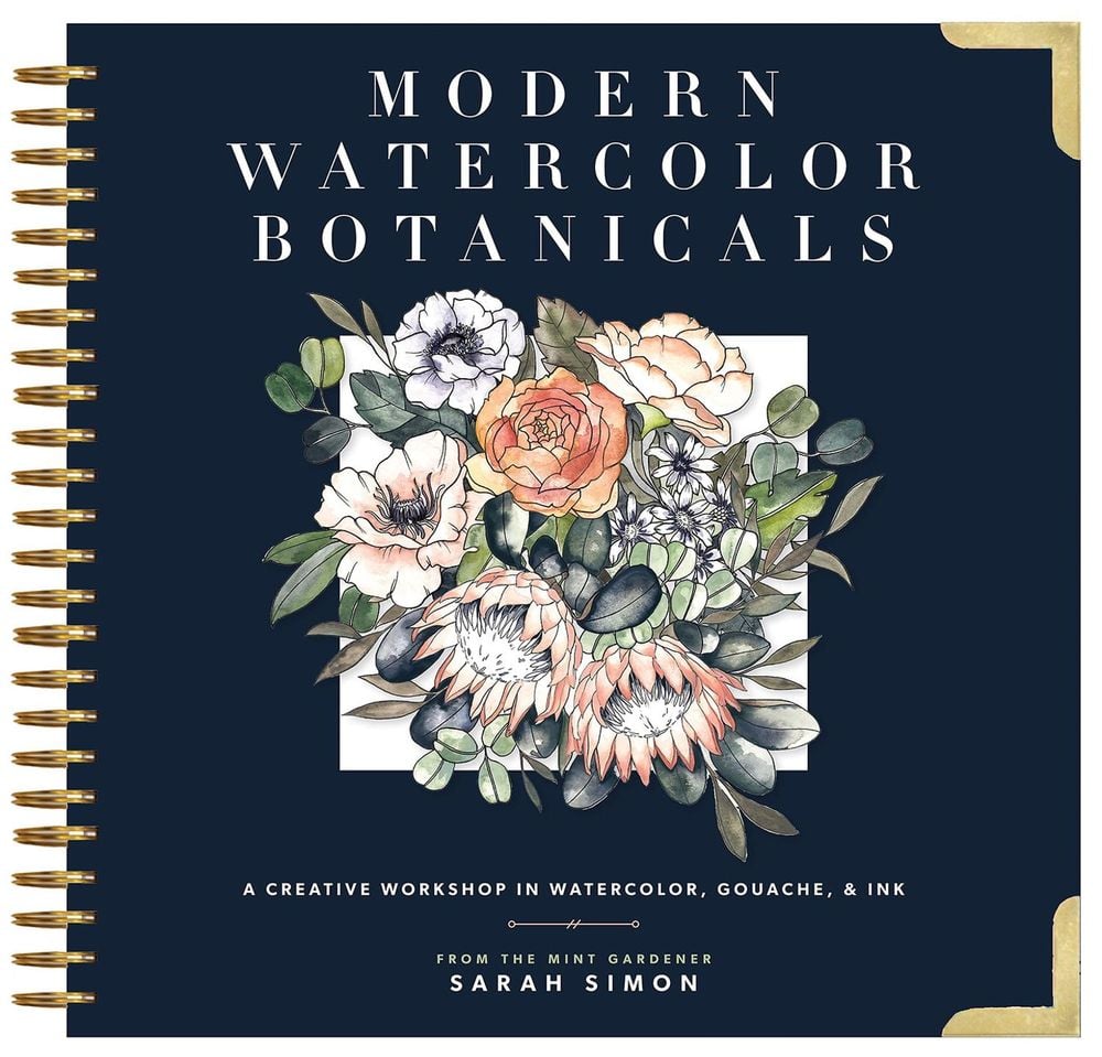 Modern Watercolor Botanicals by Sarah Simon - ISBN: 9781944515584