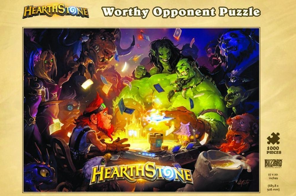 Hearthstone: Worthy Opponent Puzzle by Blizzard Entertainment - ISBN: 9781945683855