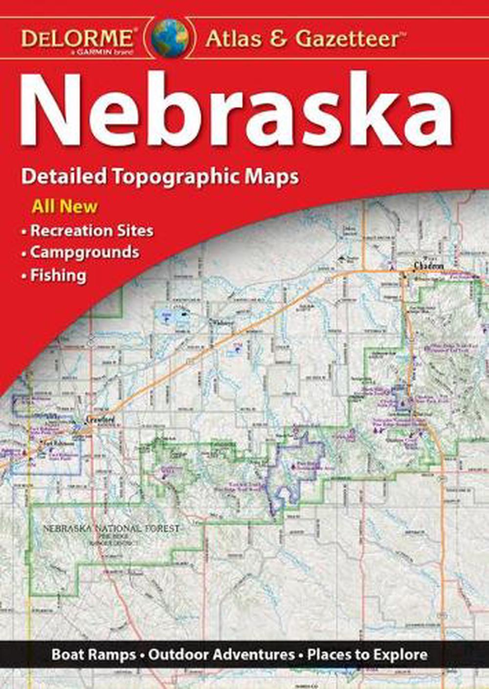 Delorme Atlas & Gazetteer: Nebraska, 9781946494429