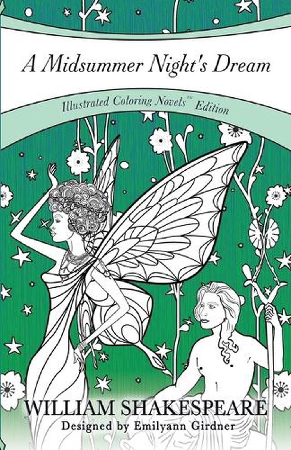 A Midsummer Night's Dream : Coloring Novel Edition By William ...