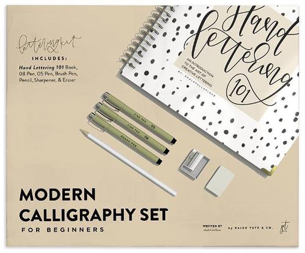 Modern Calligraphy Kit for Beginners, 9781950968343