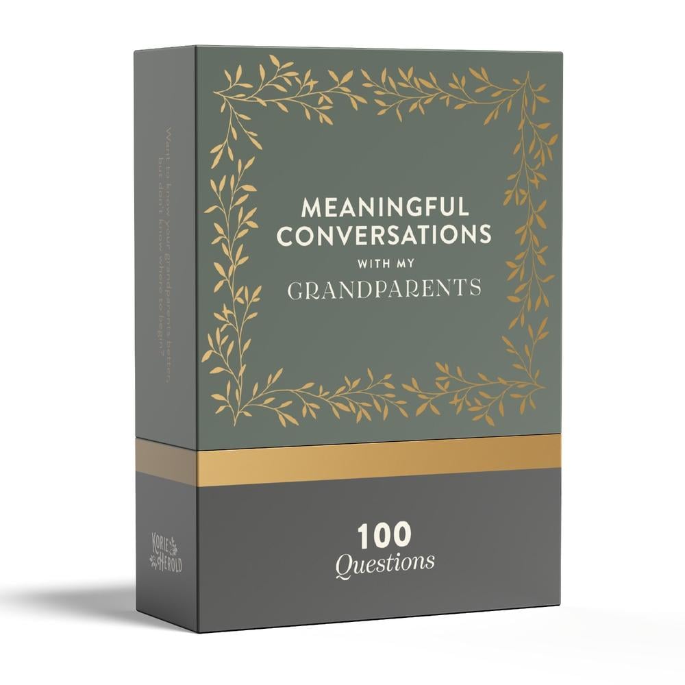 Meaningful Conversations with My Grandparents: 100 Interactive Conversation Cards for Families, 9781950968930