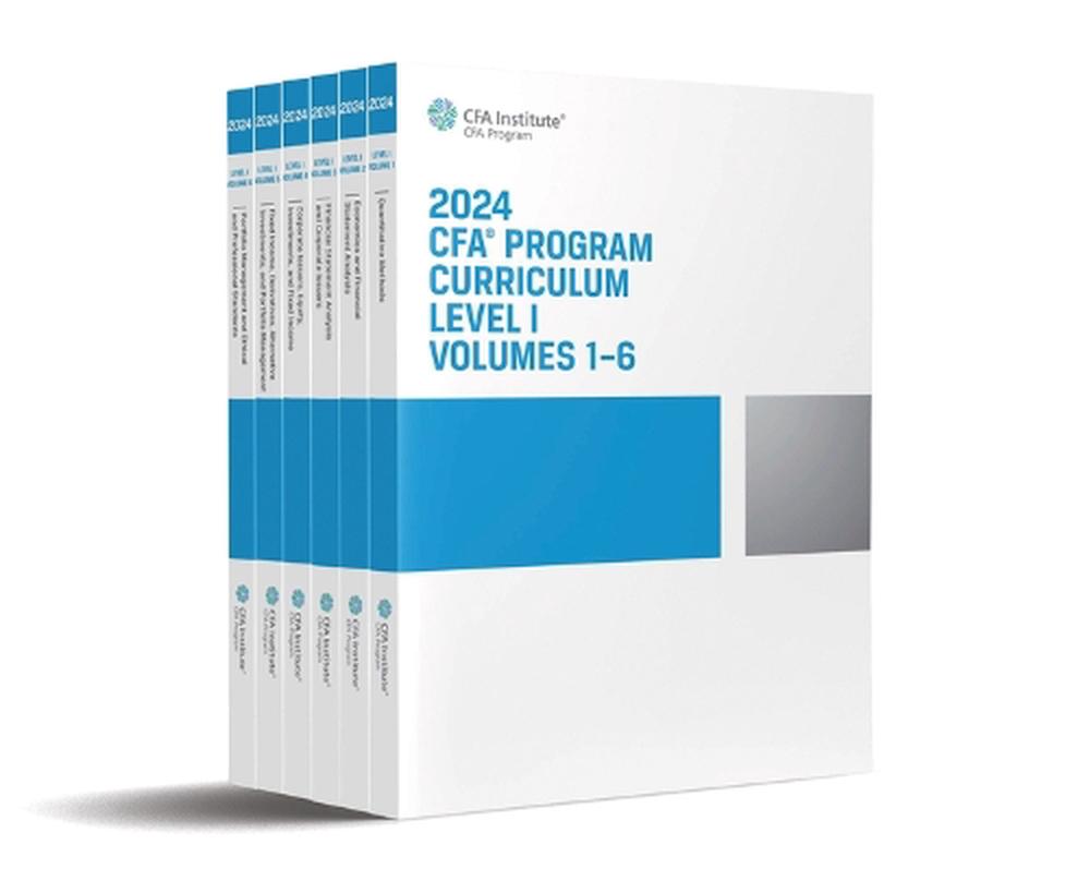 2024 CFA Program Curriculum Level I Box Set, 9781953337672