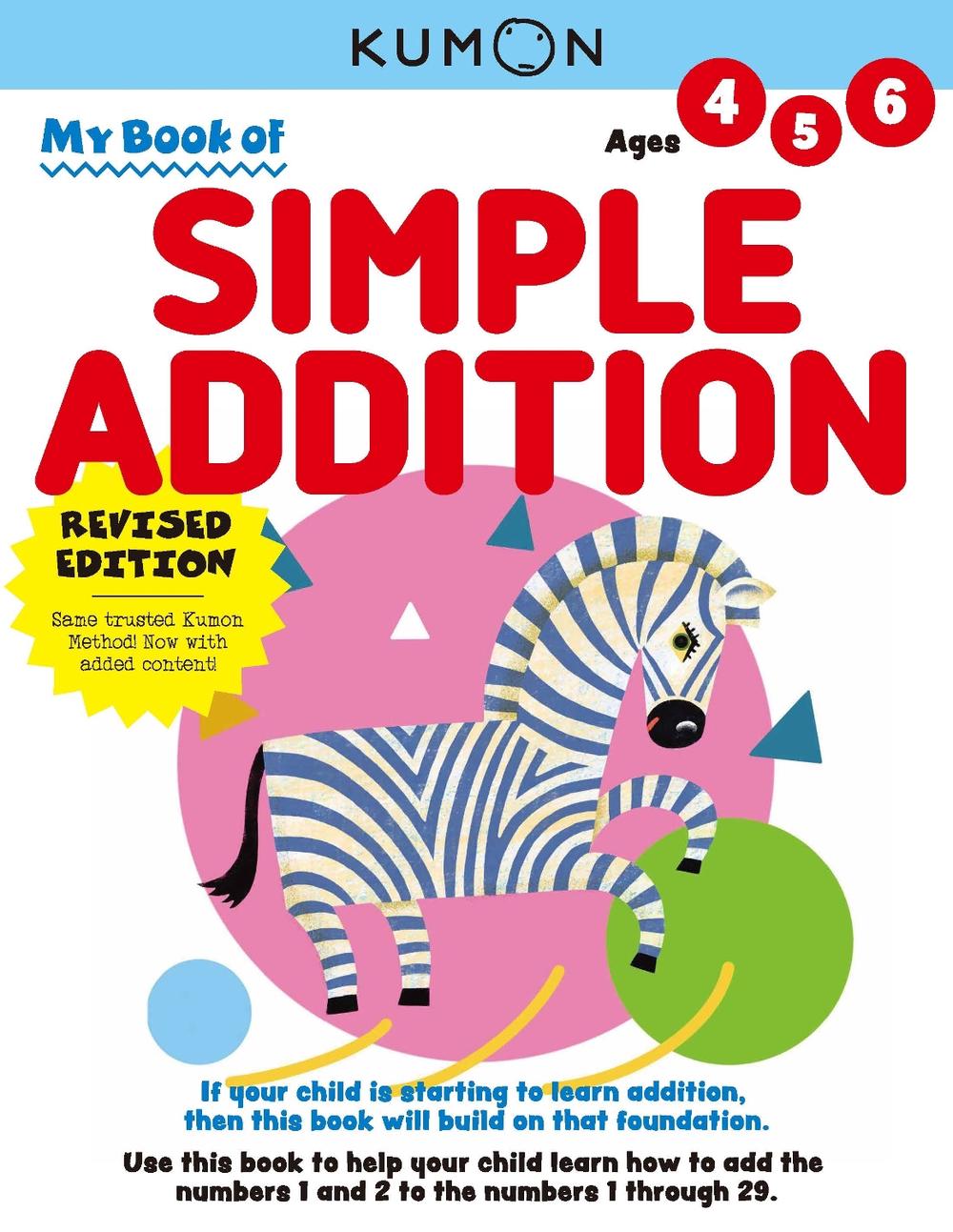 Kumon My Book of Simple Addition, 9781953845054