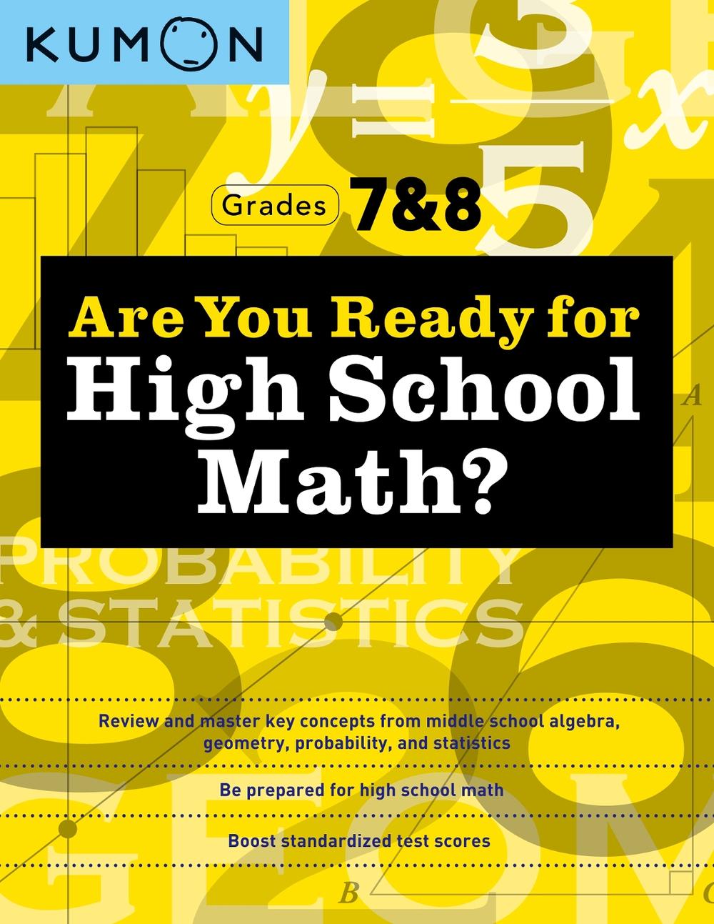 Kumon Are You Ready for High School Math?, 9781953845238
