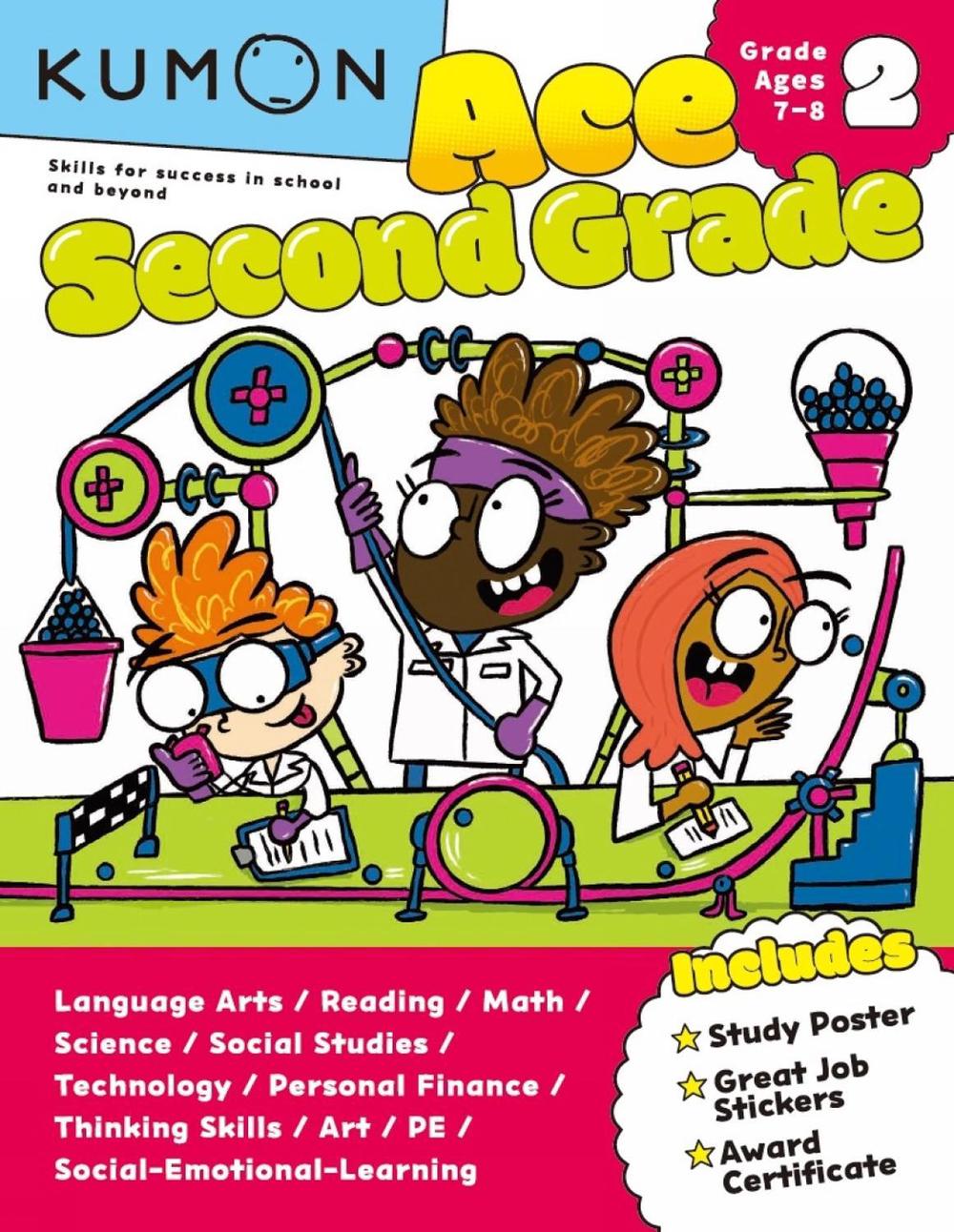 Kumon Ace Second Grade by Kumon - ISBN: 9781953845306