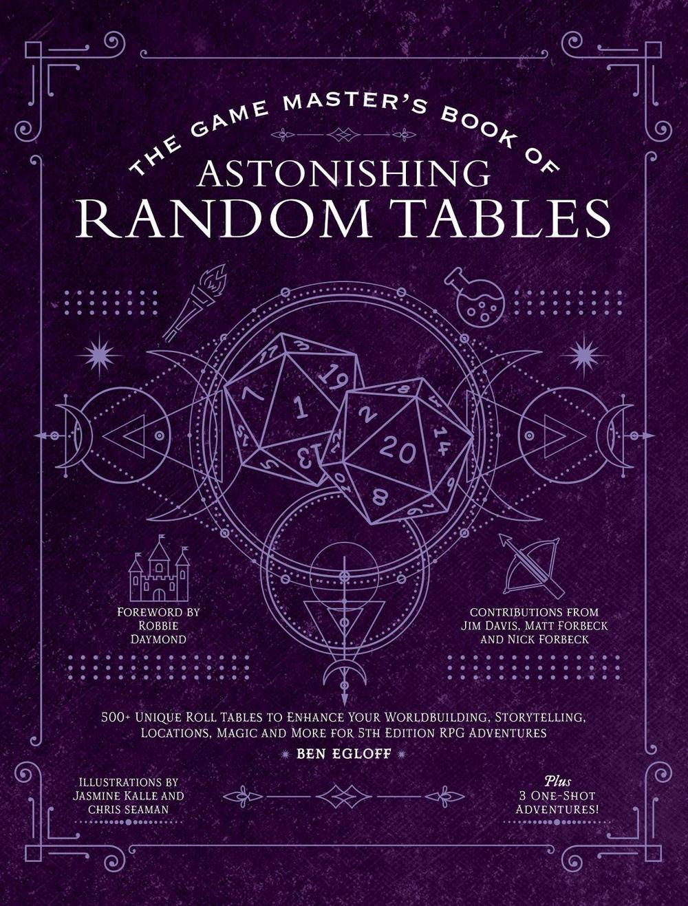 The Game Master's Book of Astonishing Random Tables, 9781956403251