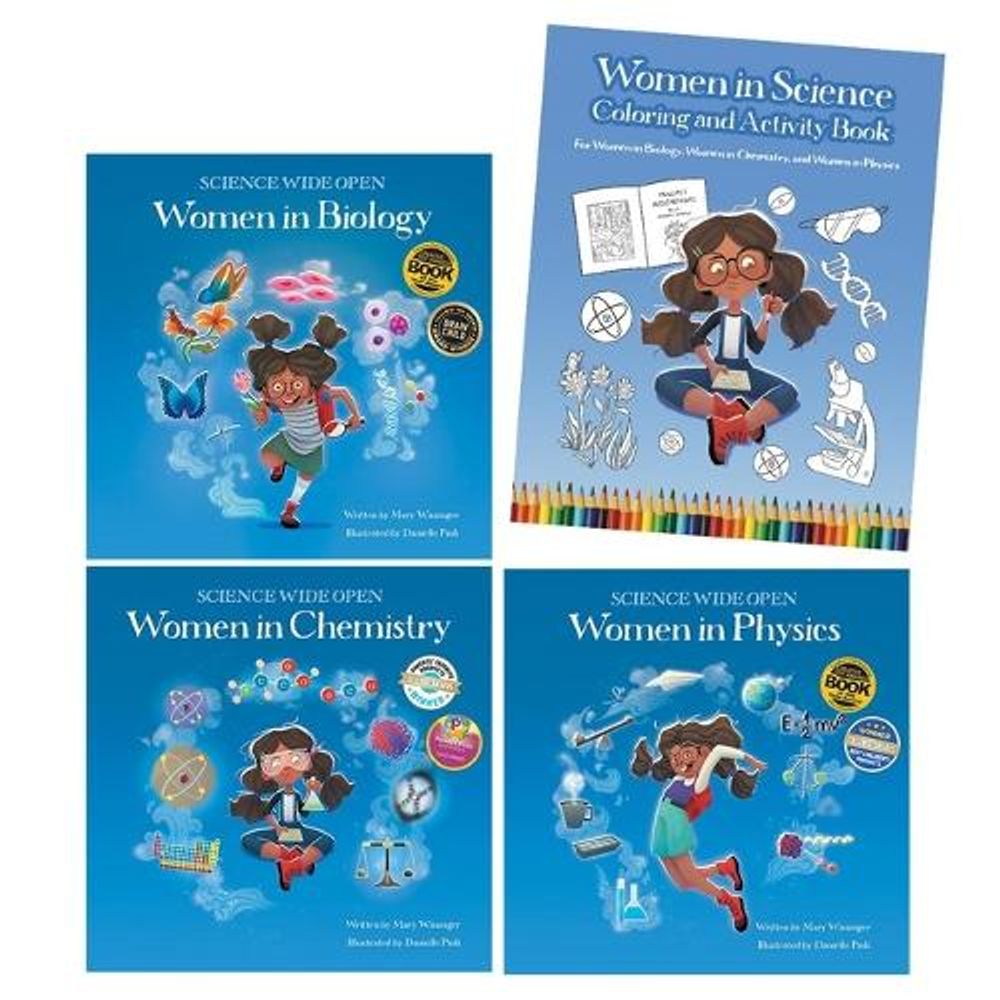 Women in Science Hardcover Book Set with Coloring and Activity Book by ...