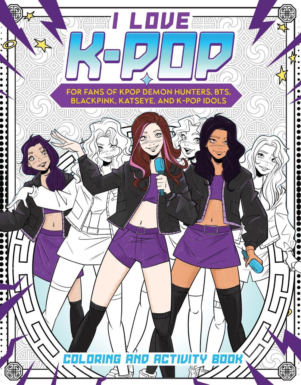I Love K-pop Coloring and Activity Book by Reel Ink Press - ISBN: 9781958862186