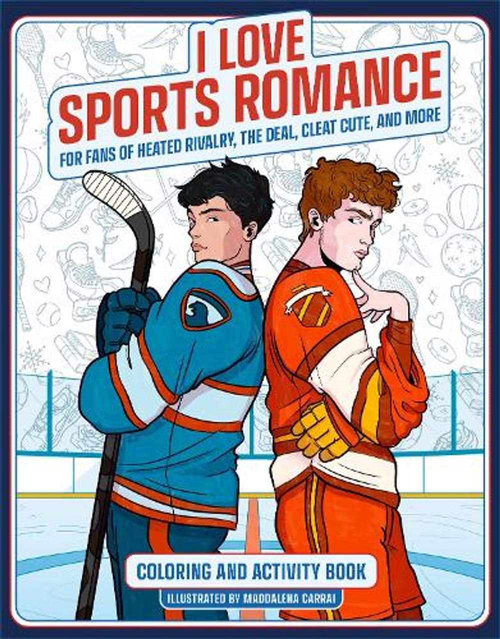 I Love Sports Romance Coloring and Activity Book by Reel Ink Press - ISBN: 9781958862230