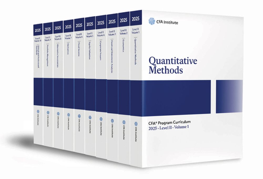2025 CFA Program Curriculum Level II Box Set by CFA Institute ...
