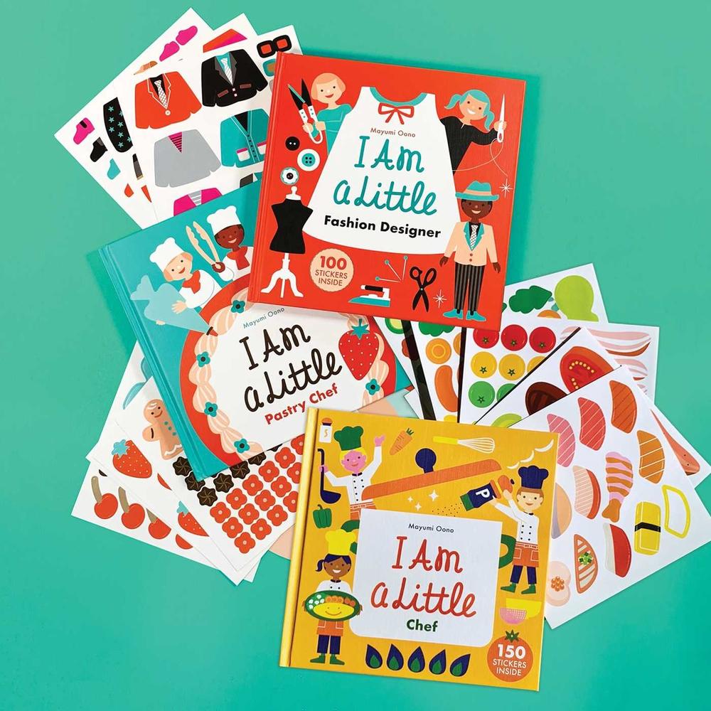 Little Professionals Collection Set (3-Book Set, Featuring 300+ Stickers) by Mayumi Oono - ISBN: 9781962098182