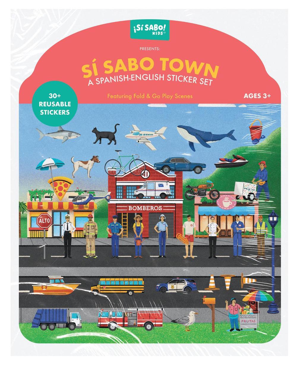 Sí Sabo Town: A Bilingual Reusable Sticker Play Set by Mike Alfaro - ISBN: 9781963183399