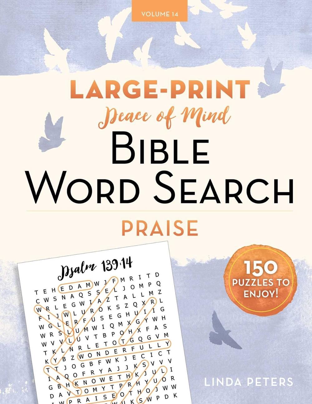 Peace of Mind Bible Word Search: Praise, 9781964219011