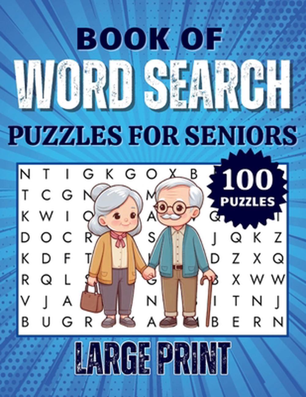 Book of Word Search Puzzles for Seniors by Graceful Growth, Paperback ...