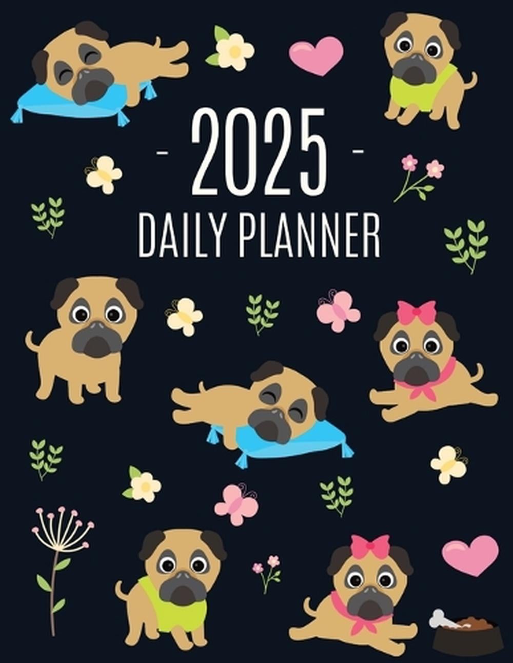 Pug Planner 2025 by Happy Oak Tree Press - ISBN: 9781965994085