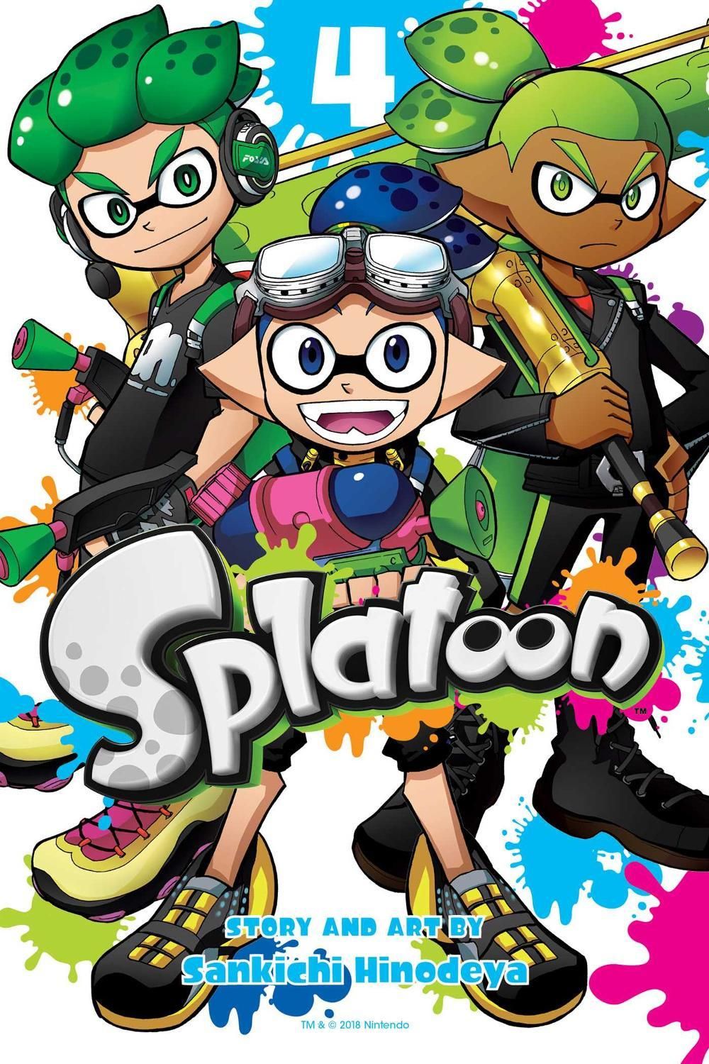Splatoon, Vol. 4 by Sankichi Hinodeya - ISBN: 9781974701865