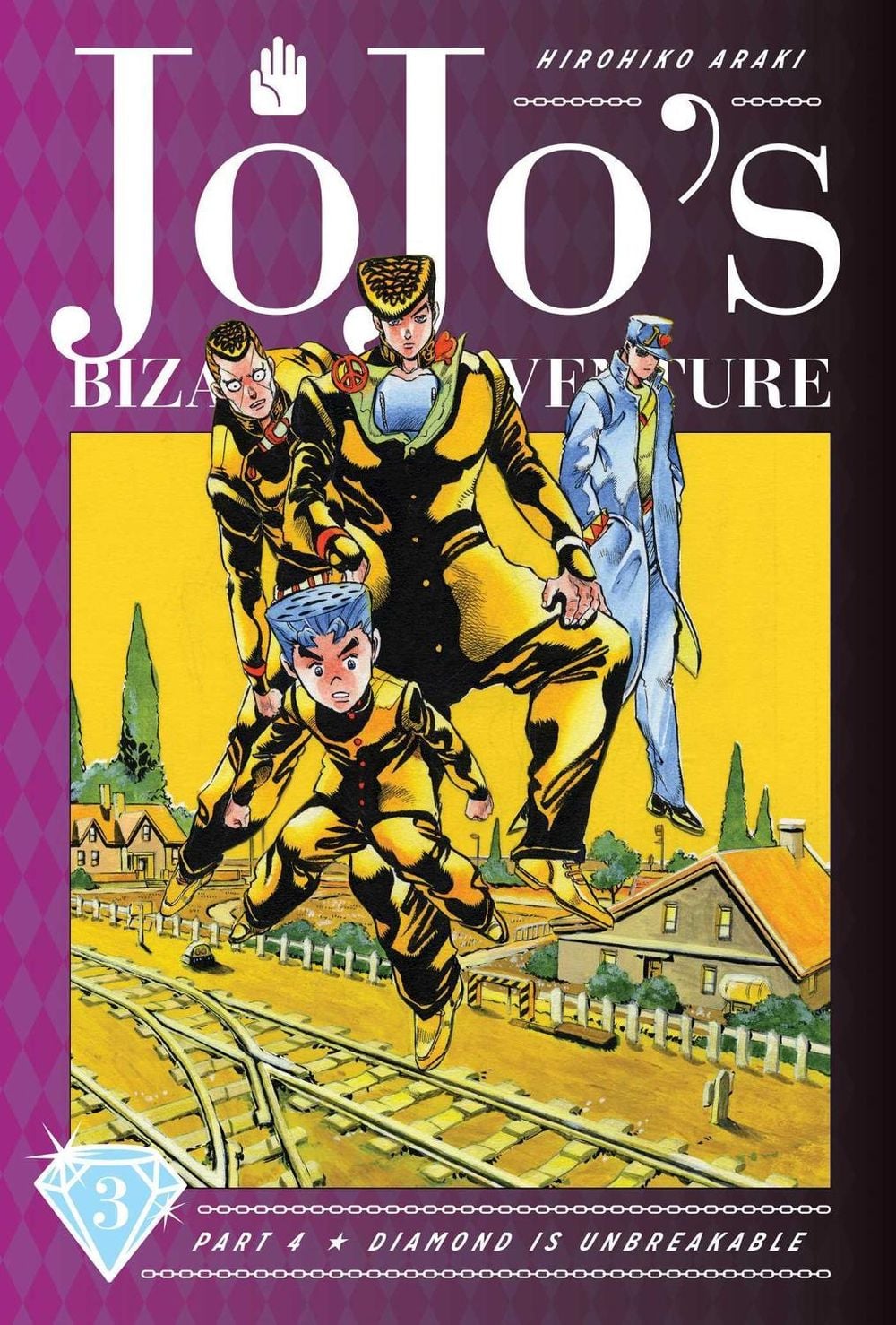 JoJo's Bizarre Adventure: Part 4--Diamond Is Unbreakable, Vol. 3 by Hirohiko Araki - ISBN: 9781974708093