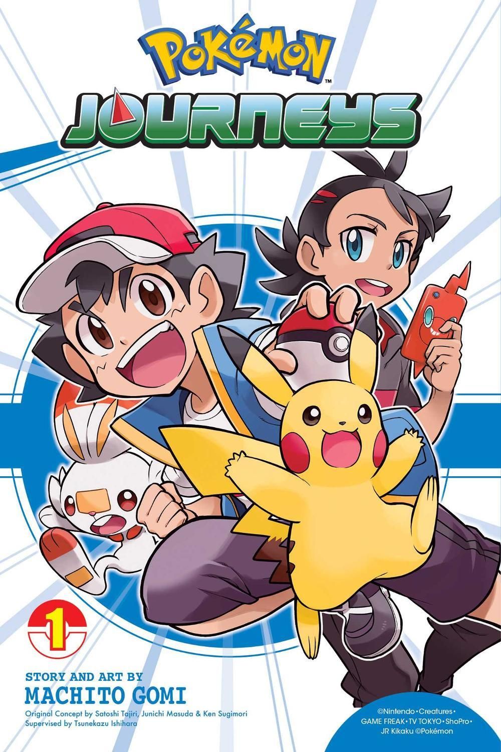 Pokémon Journeys, Vol. 1 by Machito Gomi - ISBN: 9781974725748