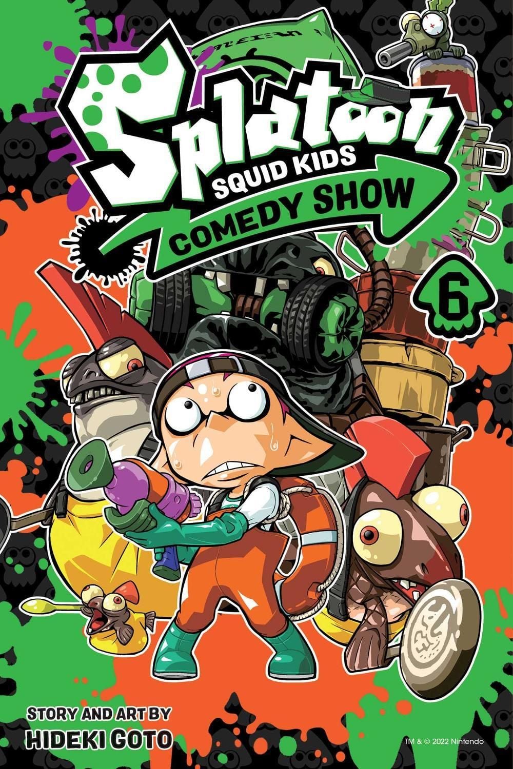 Splatoon: Squid Kids Comedy Show, Vol. 6 by Hideki Goto - ISBN: 9781974732210