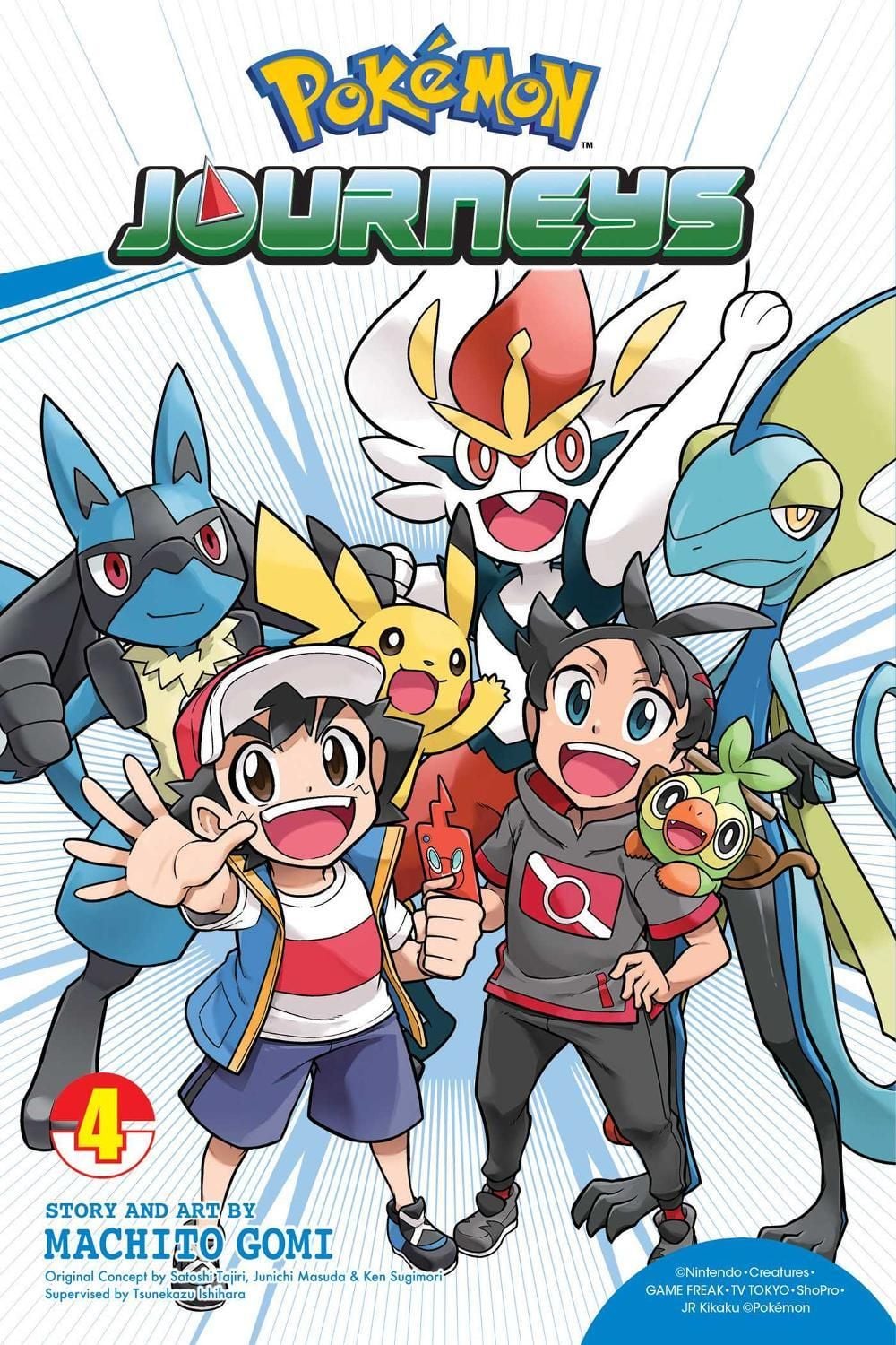 Pokémon Journeys, Vol. 4 by Machito Gomi - ISBN: 9781974734269